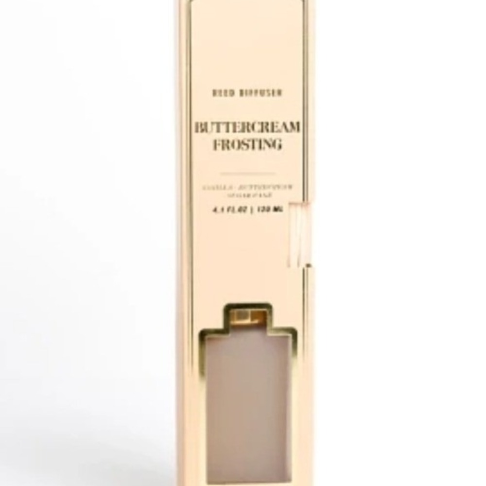 Candle-Lite Buttercream Frosting Reed Diffuser Vanilla‎ Home Fragrance 4.1 Oz